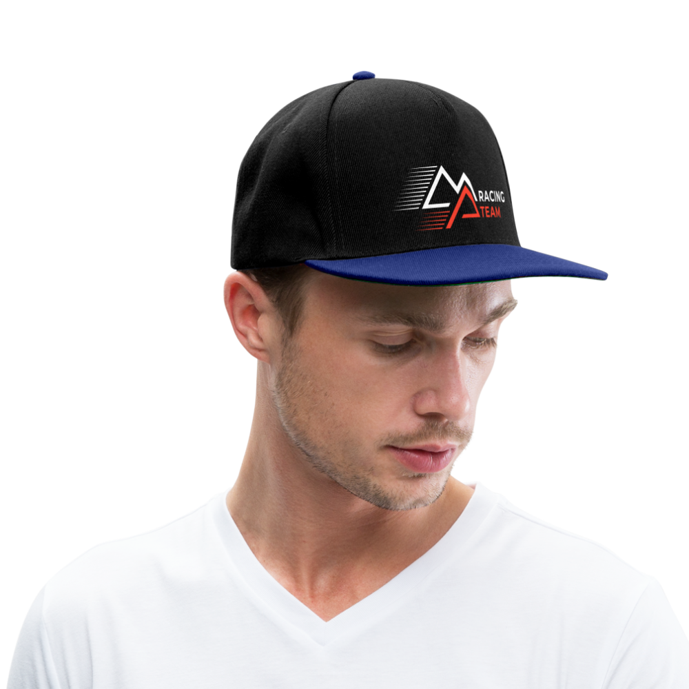 Snapback Cap Racing - Schwarz/Königsblau