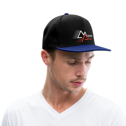 Snapback Cap Racing - Schwarz/Königsblau