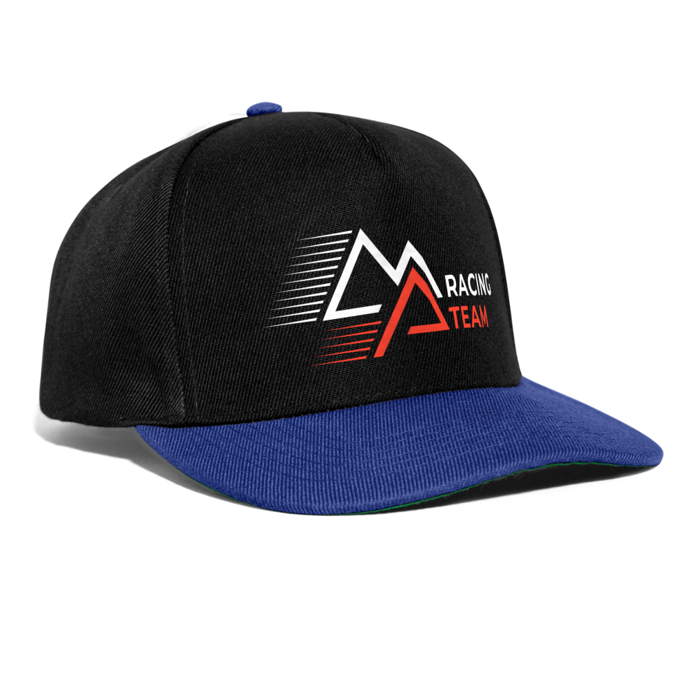 Snapback Cap Racing - Schwarz/Königsblau