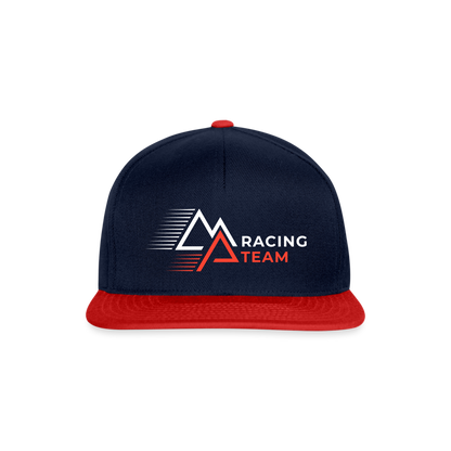Snapback Cap Racing - Navy/Rot