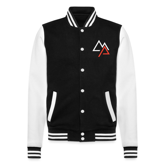 College Jacke - Schwarz/Weiß