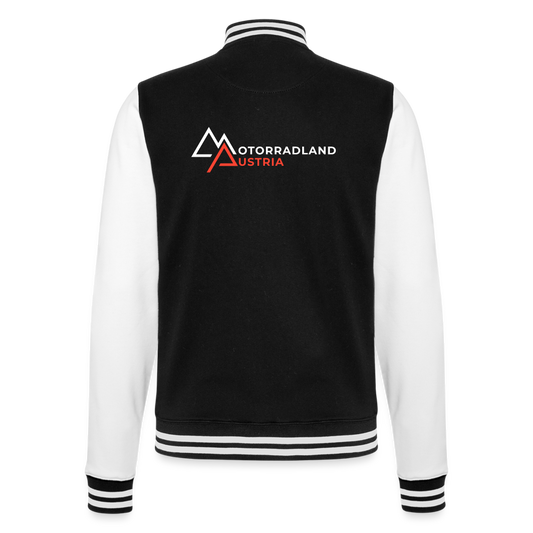 College Jacke - Schwarz/Weiß
