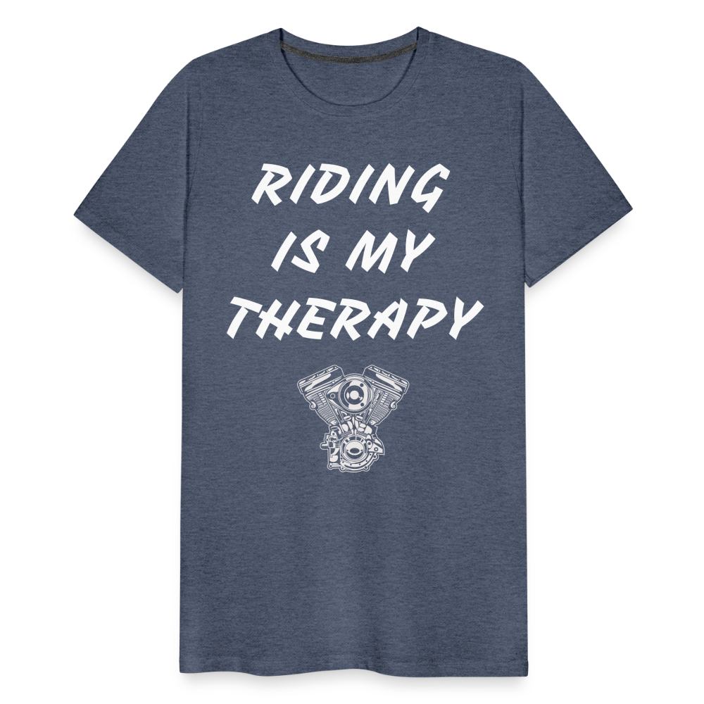 Riding is my Therapy - Blau meliert