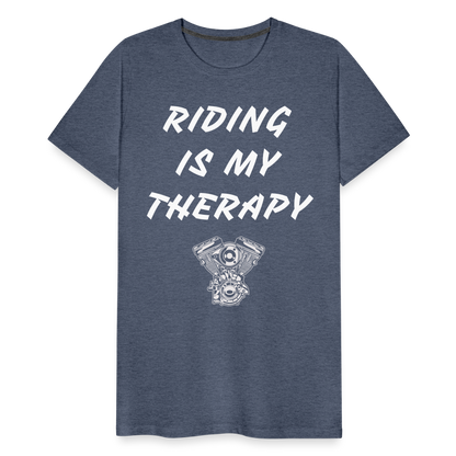 Riding is my Therapy - Blau meliert