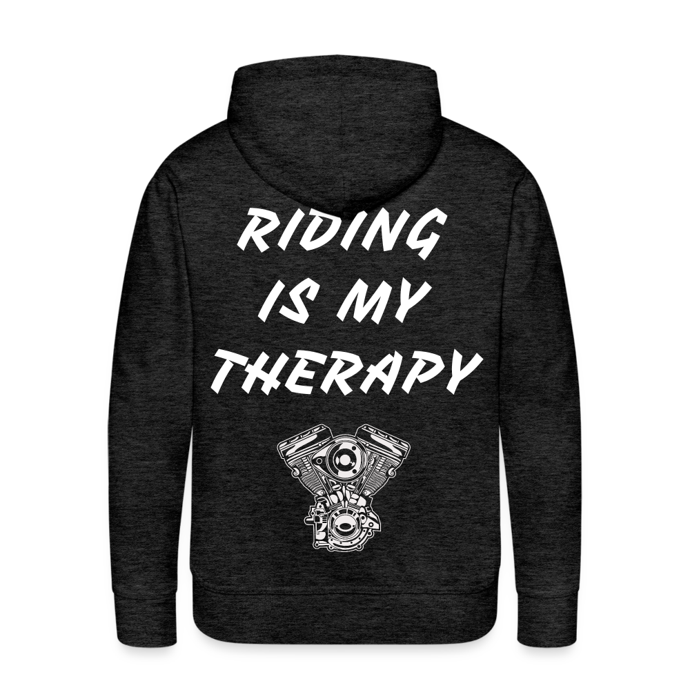 Riding is my Therapy Hoodie - Anthrazit